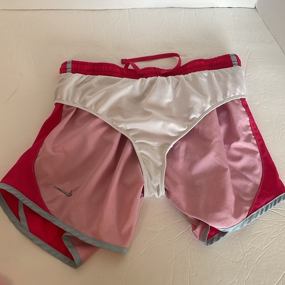 Nike pink & grey dri fit athletic shorts girls size XL - Picture 9 of 16